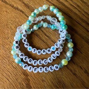 3 Taylor Swift Fearless Album Friendship Bracelets for ERAS Tour